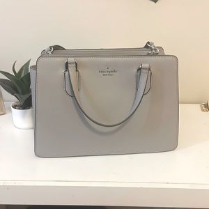 Dove Grey Kate Spade Large Work Tote